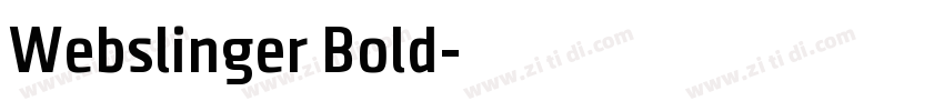 Webslinger Bold字体转换